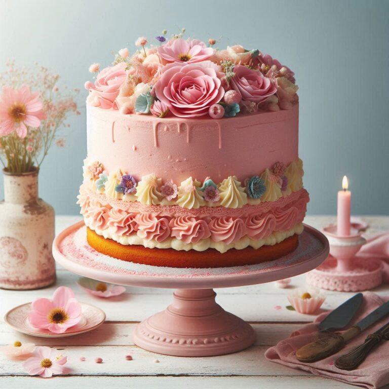 photo　ピンクケーキ